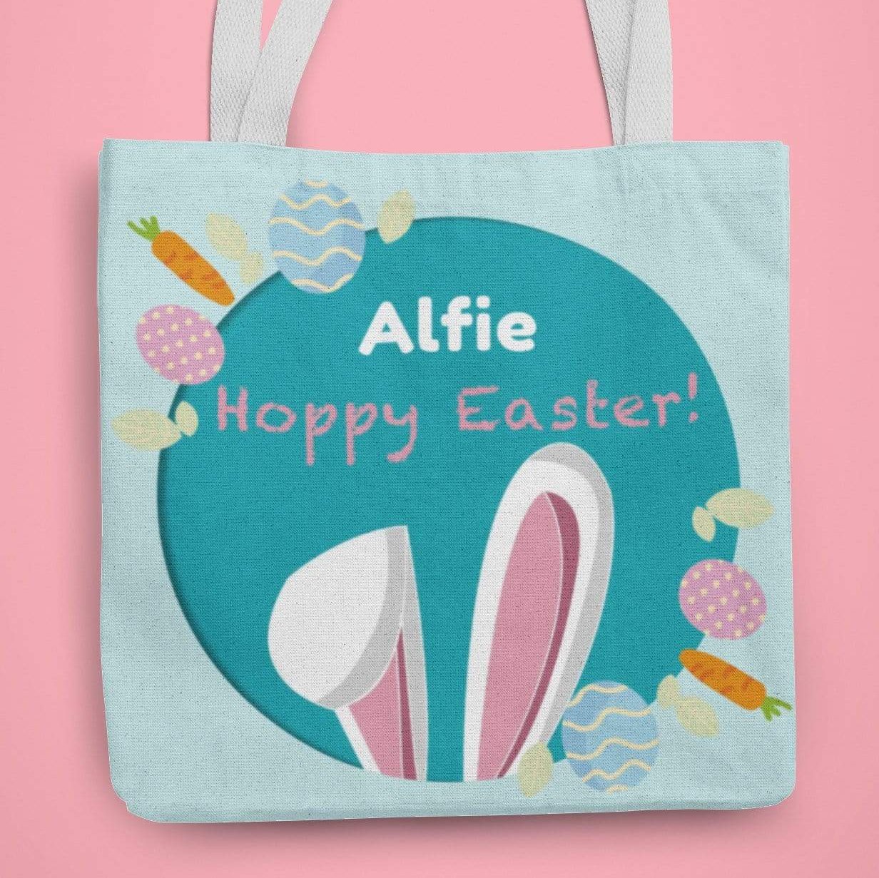 Hoppy Easter Personalised Tote Bag